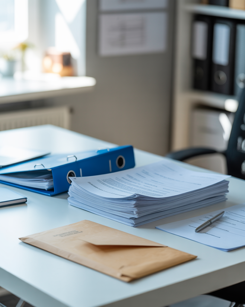 perintovero asiakirjat kansio kirjekuori